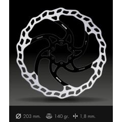 Galfer brake disc Fixed Wave - bolt-on 203mm