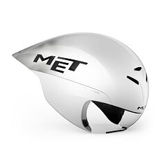 MET helmet DRONE WIDE BODY II white metallic -58/61