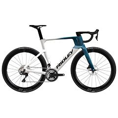 RIDLEY bike E-NOAH Ultegra Di2 White/Black/Petrol Blue Metallic
