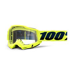 MX Goggles 100% ACCURI 2 Yellow Clear Lens