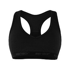 SENSOR MERINO DF WOMEN BRA BLK