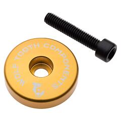 WOLF TOOTH ULTRALIGHT STEM CAP gold + 5mm spacer