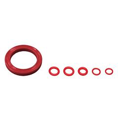 JAGWIRE Elite Mineral Bleed Kit Replacement Rings red 5pcs