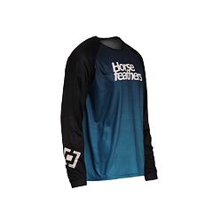 HORSEFEATHERS jersey LS QUANTUM ink fade out