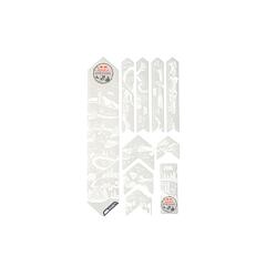 AMS Protective Decals - EXTRA - RedBull Hardline White