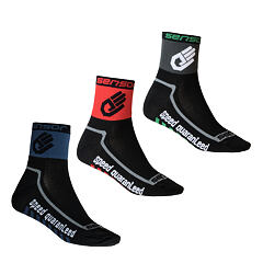 SENSOR SOX 3-PACK RACE LITE HAND black/red/deep blue