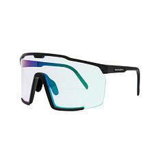 HORSEFEATHERS photochromic glasses PROTON matt black/mirror green