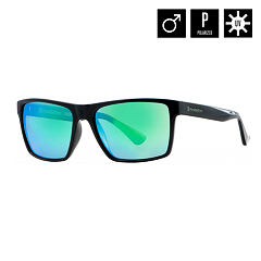 HORSEFEATHERS glasses MERLIN gloss black/mirror green