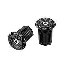 CICLOVATION Lock-In Vortex Power Wave handlebar plugs black