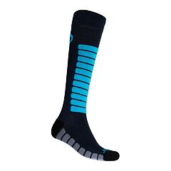 SENSOR SOX GRY/BLU ZERO MERINO