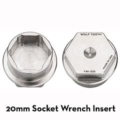WOLF TOOTH PACK WRENCH INSERT 20 mm socket