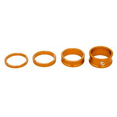 WOLF TOOTH Precision Headset Spacers Kit 3,5,10,15mm orange
