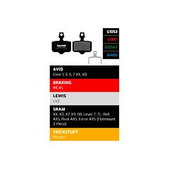 GALFER - brake pads FD427 - Avid/Sram standard