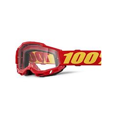MX glasses 100% ACCURI 2 Red Clear Lens