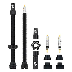 WOLF TOOTH Tubeless Valve Stem Kit 80mm black