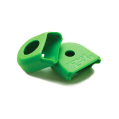 RACE FACE CRANK BOOT 2-pack, carbon crank protection green