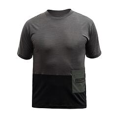 FT MEN'S LITE MERINO POCKET JERSEY OLIVE GREEN/BLACK