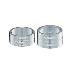 RITCHEY spacer CLASSIC HP Silver 28.6mm/2x10mm+3x5mm