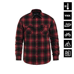 HORSEFEATHERS shirt DOUGH INSULATED redwood