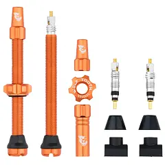 WOLF TOOTH Tubeless Valve Stem Kit 60mm orange