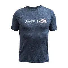 FT MEN'S MERINO TENCEL LOGO 2.0 TEE BLUE