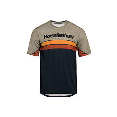 HORSEFEATHERS jersey QUANTUM indigo/taupe