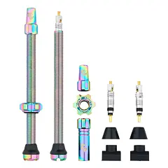 WOLF TOOTH valves Tubeless Valve Stem Kit 80mm oil slick