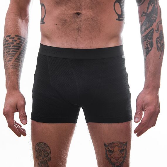 SENSOR MERINO DF MEN BOXERS BLK