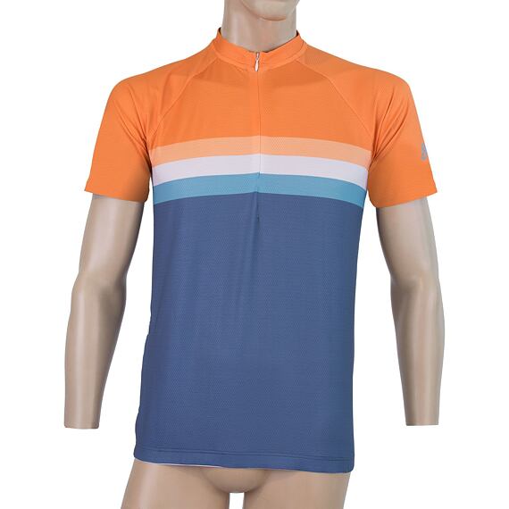 SENSOR CYKLO SUMMER STRIPE MEN JERSEY SS BLU/ORG