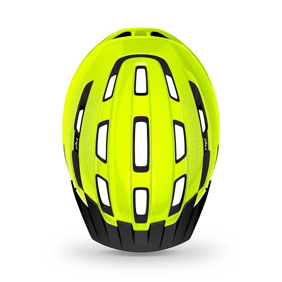 MET helmet DOWNTOWN reflex yellow -58/61