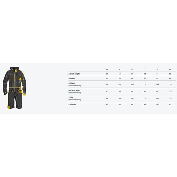 DIRTLEJ overall DIRTSUIT PRO EDITION black/yellow