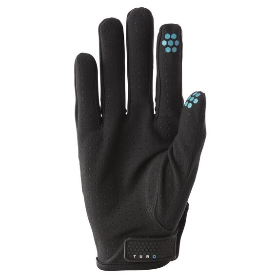 YETI gloves TURQ DOT AIR black
