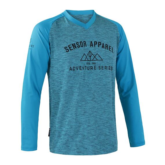 SENSOR CYKLO CHARGER MEN JERSEY LS blue