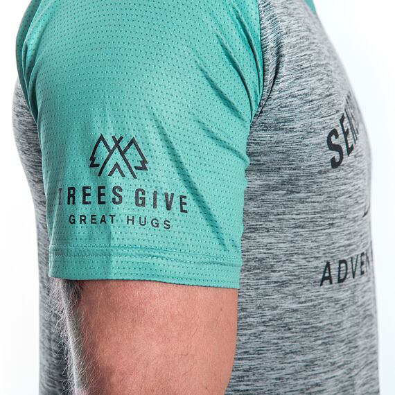 SENSOR CYKLO CHARGER MEN JERSEY SS grey/mint