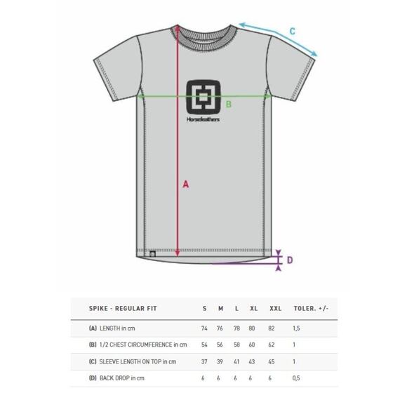 HORSEFEATHERS TEE SS SPIKE black