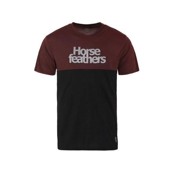 HORSEFEATHERS tee SS FURY burgundy