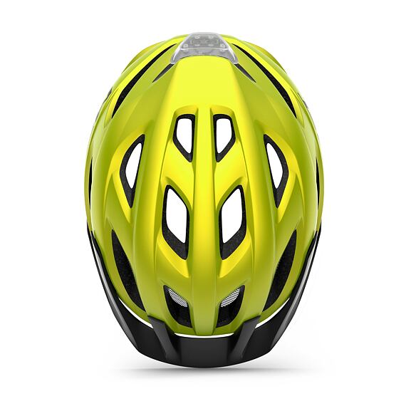MET helmet CROSSOVER METALIC YELW LIME -52/59