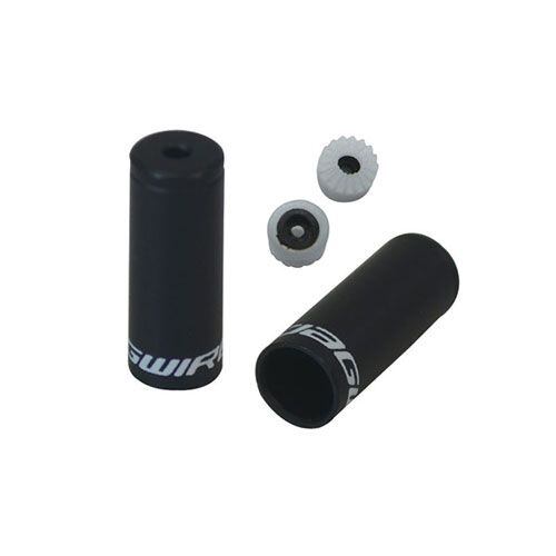 JAGWIRE open end caps 4mm alloy black 50pcs