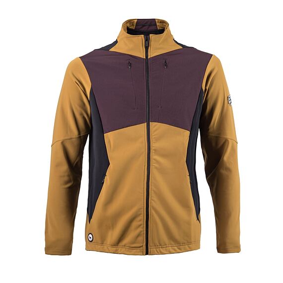 FT MEN'S CROSS POINT JACKET GOLDEN/WINE/BLACK