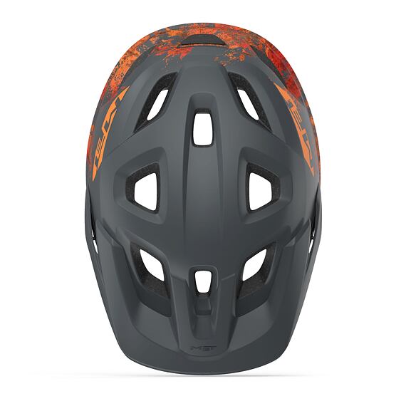 MET helmet ELDAR grey/orange -52/57