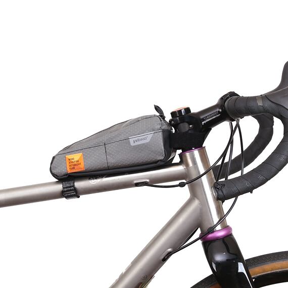 WOHO bag X-TOURING TOP-TUBE BAG Honeycomb Iron grey