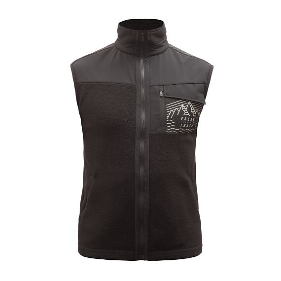 FT MEN'S FLEECE VEST BLACK