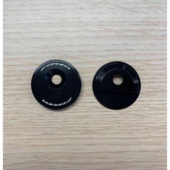 FORZA D-Shaped Headset Top Cap black