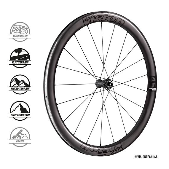 VISION wheels rear METRON45 SL DB-CL CH-TL XDR B1