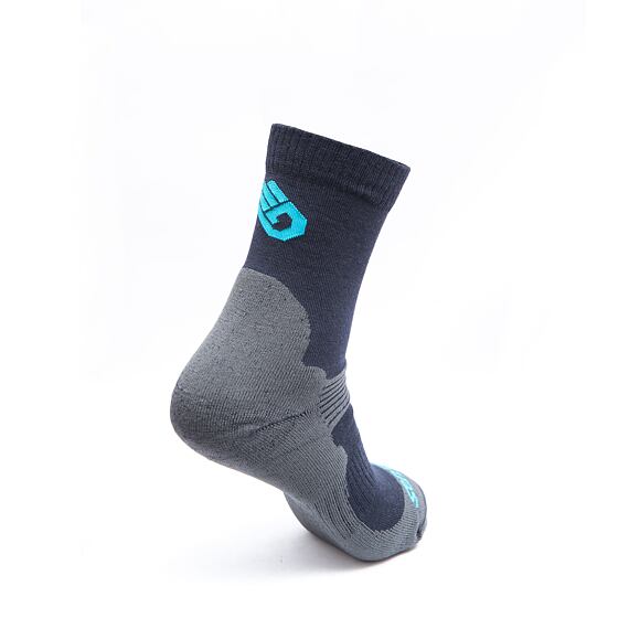 SENSOR EXPEDITION MERINO WOOL SOCKS GREY/BLUE