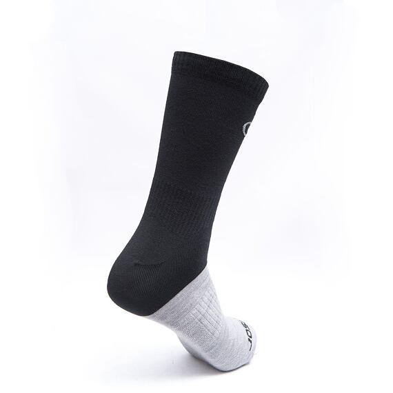 SENSOR TOUR MERINO WOOL SOCKS BLACK/GREY