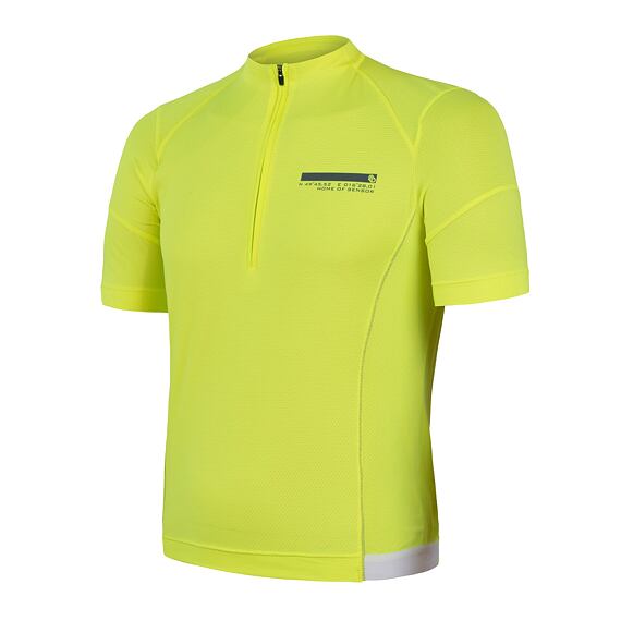 SENSOR CYCLE jersey MEN neon yellow COOLMAX ENTRY