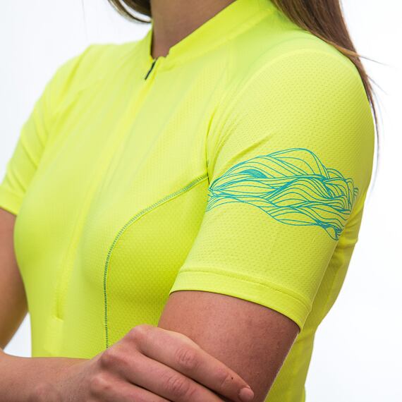 SENSOR CYCLE jersey WOM neon yellow COOLMAX ENTRY