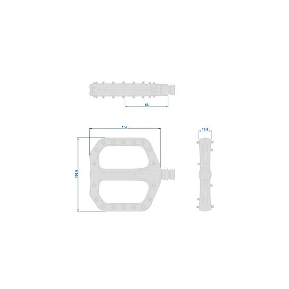 RITCHEY pedals COMP BIGFOOT black