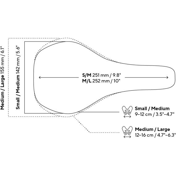 ERGON saddle SR Allroad Comp Women M/L black